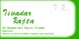 tivadar rajta business card